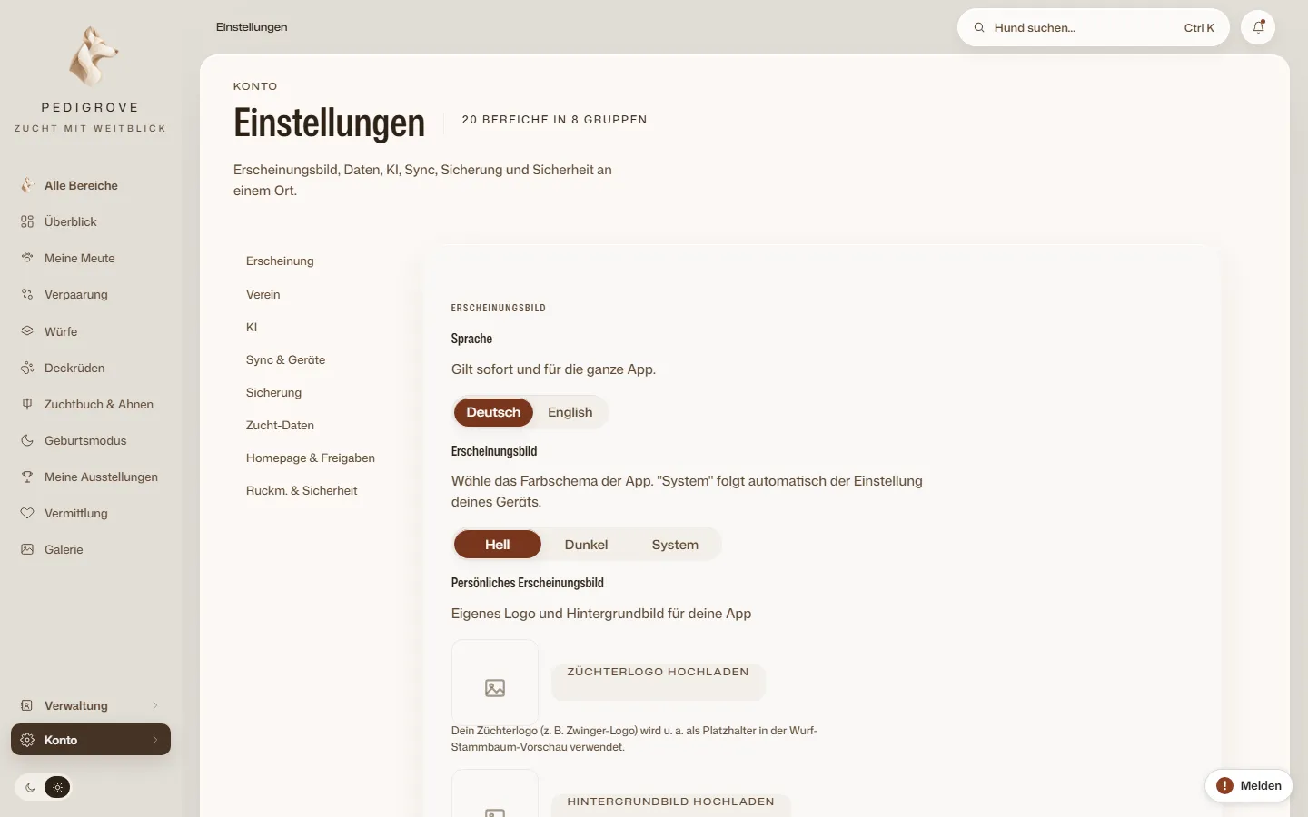 Einstellungen