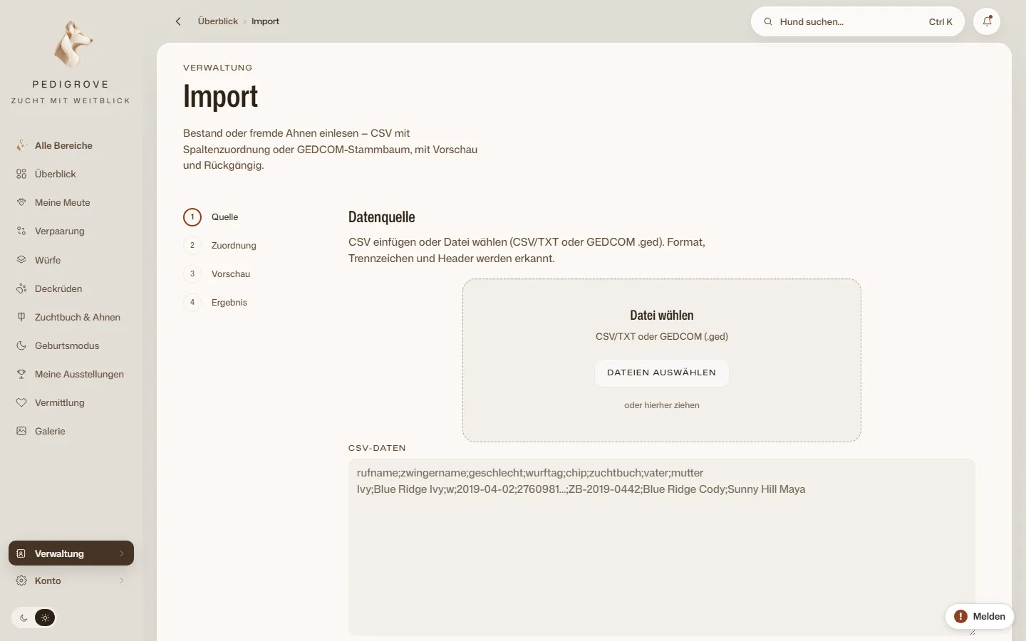 Import